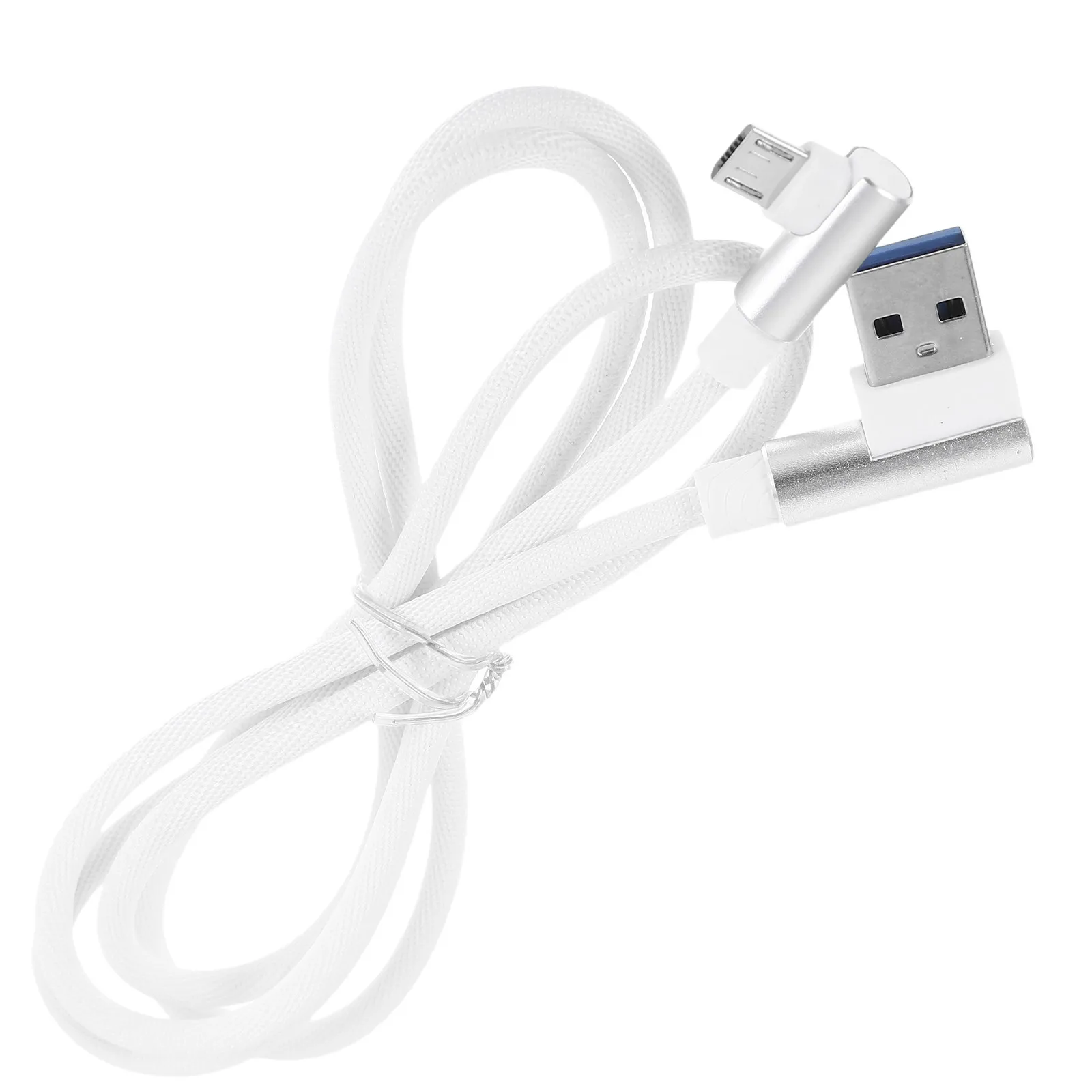 Micro USB Data Cable – Coiled Charging Cord for Phone, Tablet, Portable Charger