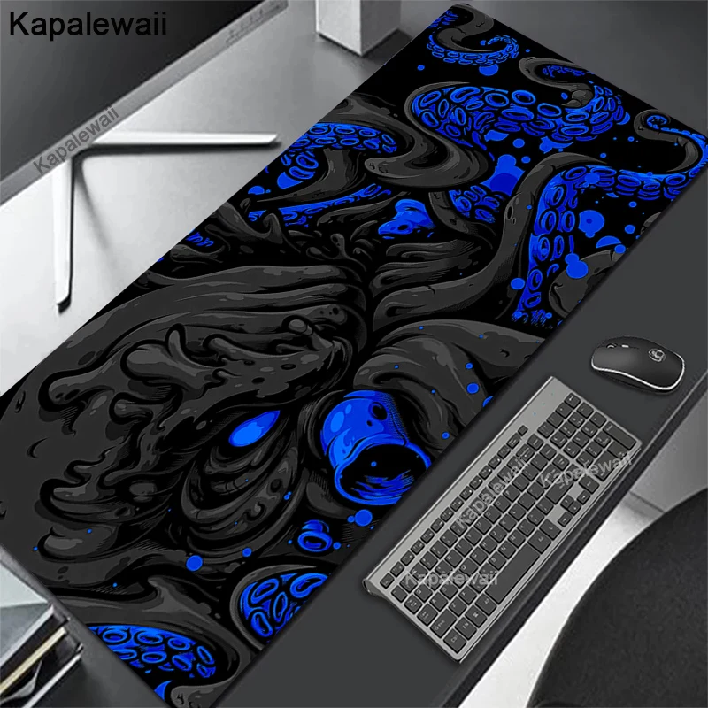 Gaming Mouse Pad Large Mouse Mat Laptop Japanese Element Style Desk Mats 100x50cm Computer Pads Keyboard Deskpad Mousepad for PC