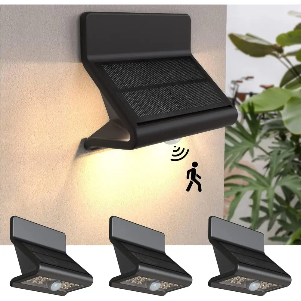 

Уличные светильники с датчиком движения, настенный светильник с оптической линзой, 3 светодиода, на батарейках, с датчиком движения, IP44, водонепроницаемый.