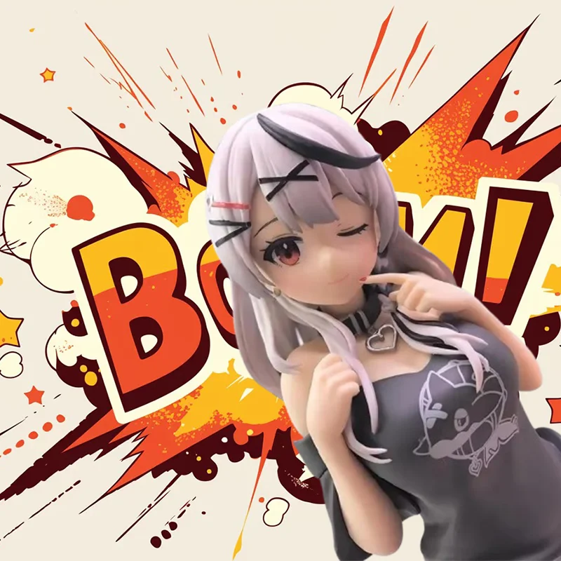 

In Stock Original Genuine Bandai Namco Banpresto Hololive If Relax Time Sakamata Chloe Pvc Anime Character Model Collection Toys