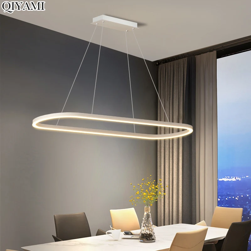 

Modern Luxury Pendant Lighting White Black For Dining Lamps Design Hanging Lamp For Ceiling Living Room Lustre Home Indoor Light
