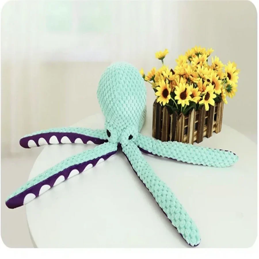 Pet Plush Octopus Toy Interactive Sound Anti-Demolition Home Large and Small Dog Boredom Companion Dog Toy view 4