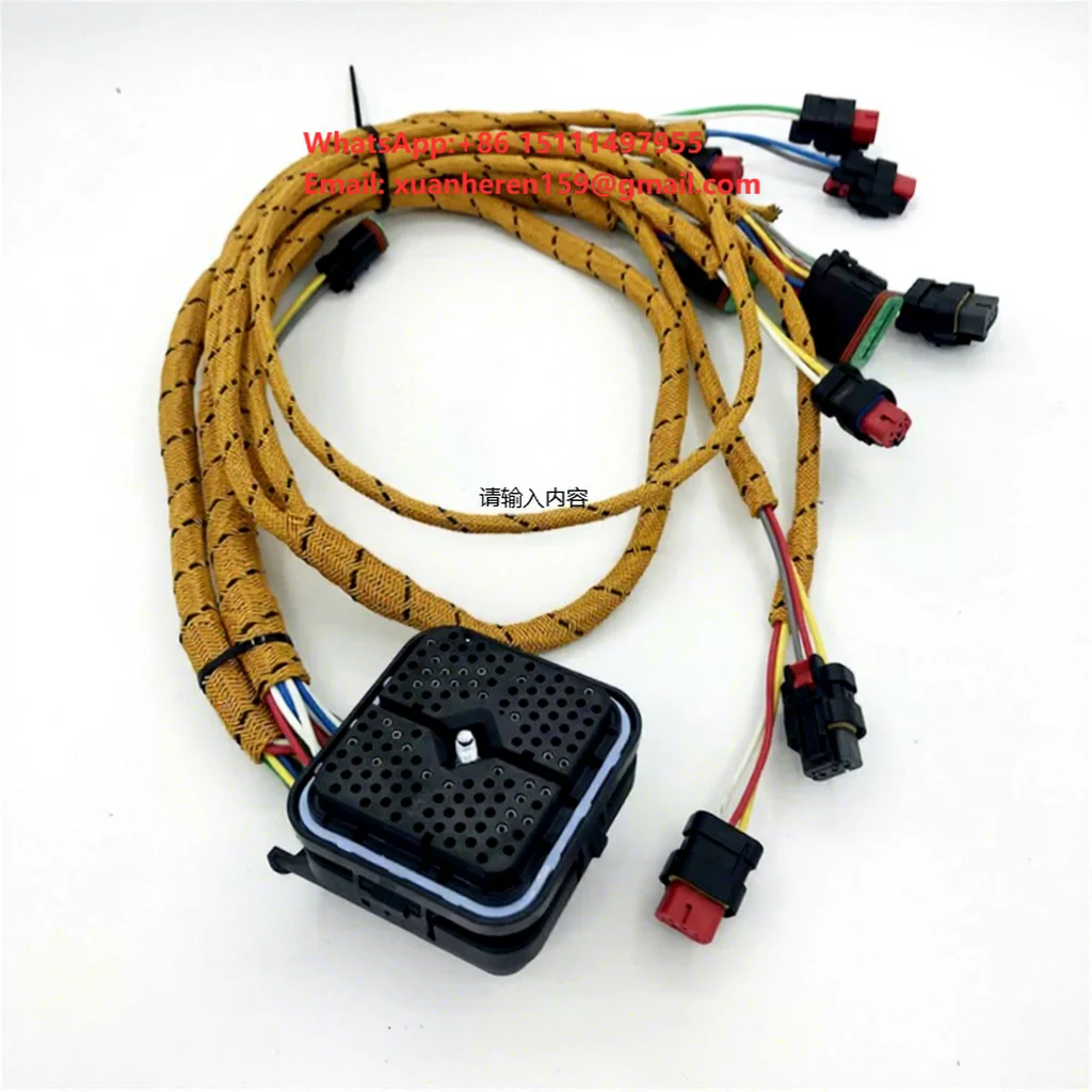 New C13 Engine Wiring Harness 354-0048 385-2664 C11 Engine Wiring Harness Fits for Caterpillar E345D Excavator Wiring Harness