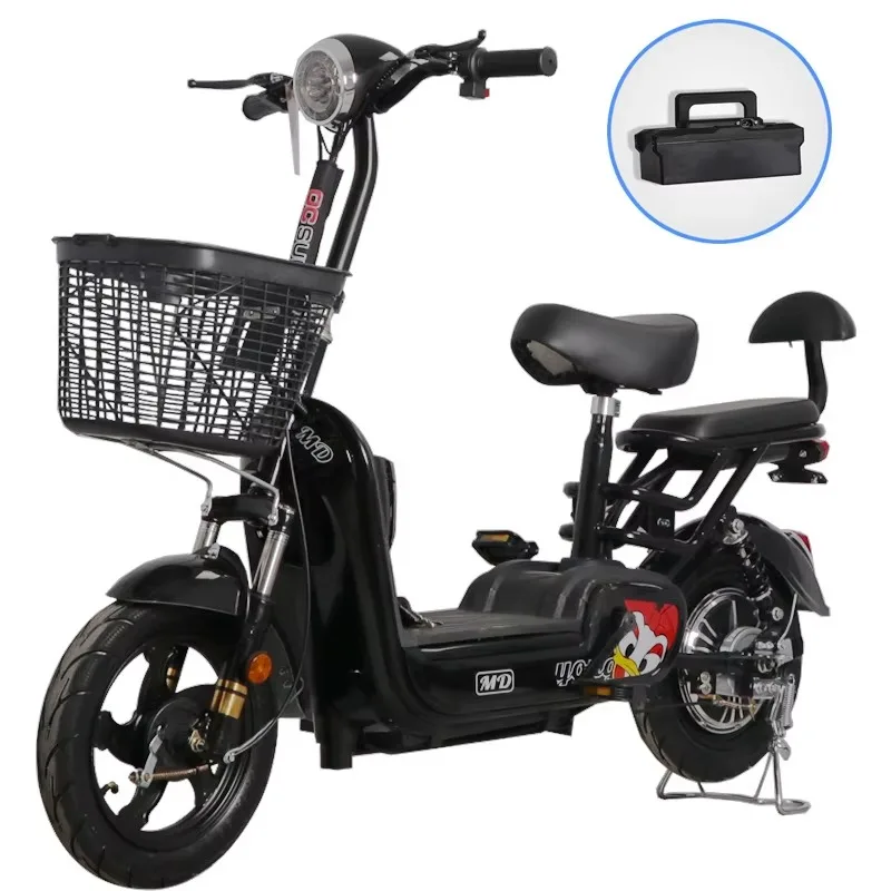 

2025 New Style Paige Electric Bike E Double Wheels Cargo City Bicycle Long Range Motorcycle 2 Seat Bicicleta Electrica High Qual