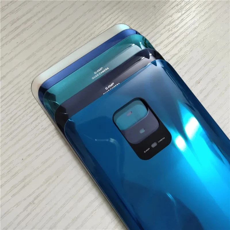 For Xiaomi Redmi Note 9S / Note 9 Pro  (64MP CAMERA) Battery Cover Door Rear Glass Housing Case Back Battery Cover Replace