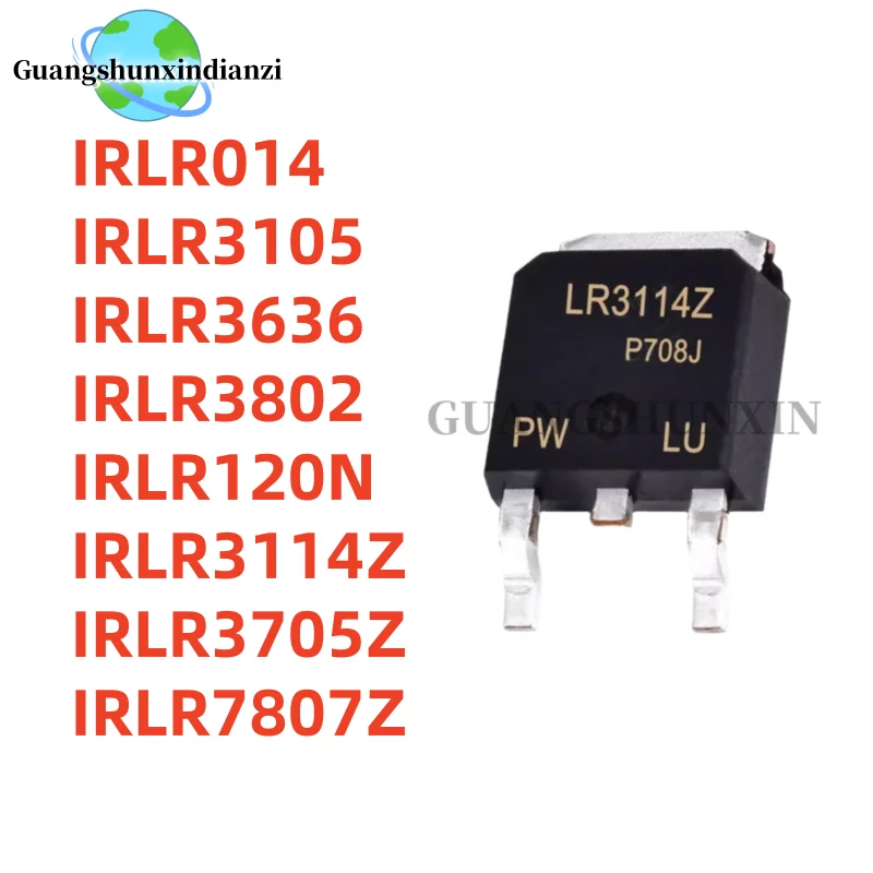 

IRLR014 IRLR120N IRLR3105 IRLR3114Z IRLR3636 IRLR3705Z IRLR3802 IRLR7807Z LR120N LR3105 LR3114Z LR3636 LR3705Z LR3802 LR7807Z