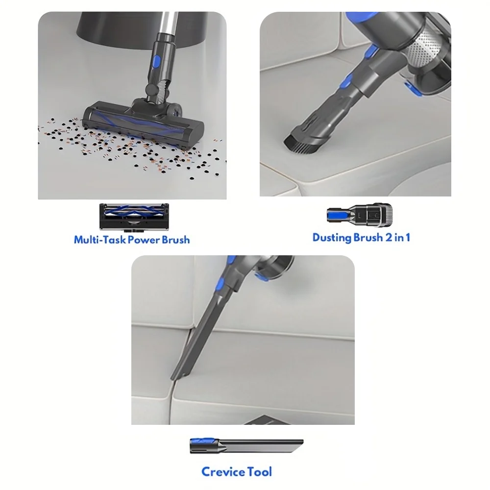 Hot Sale 200W 15KPa Powerful Portable Cordless Vaccum Cyclone Battery Stick Vacuum Cleaner Wireless