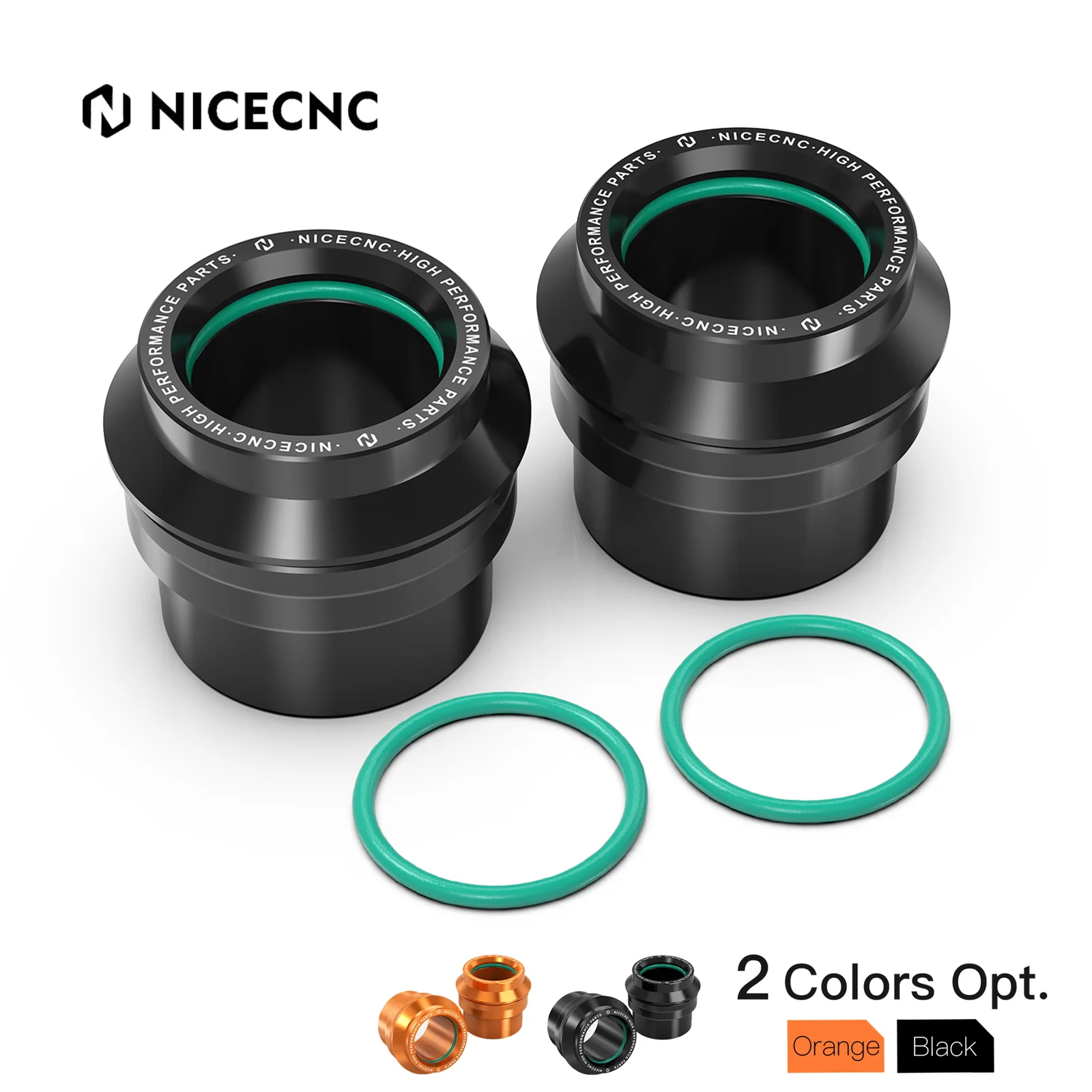 

NiceCNC For Husqvarna TE300 TE FE TX FX TC FC TEI 125 250 300 350 400 450 501 2017-2024 22MM Front Wheel Axle Spacers Hub Collar