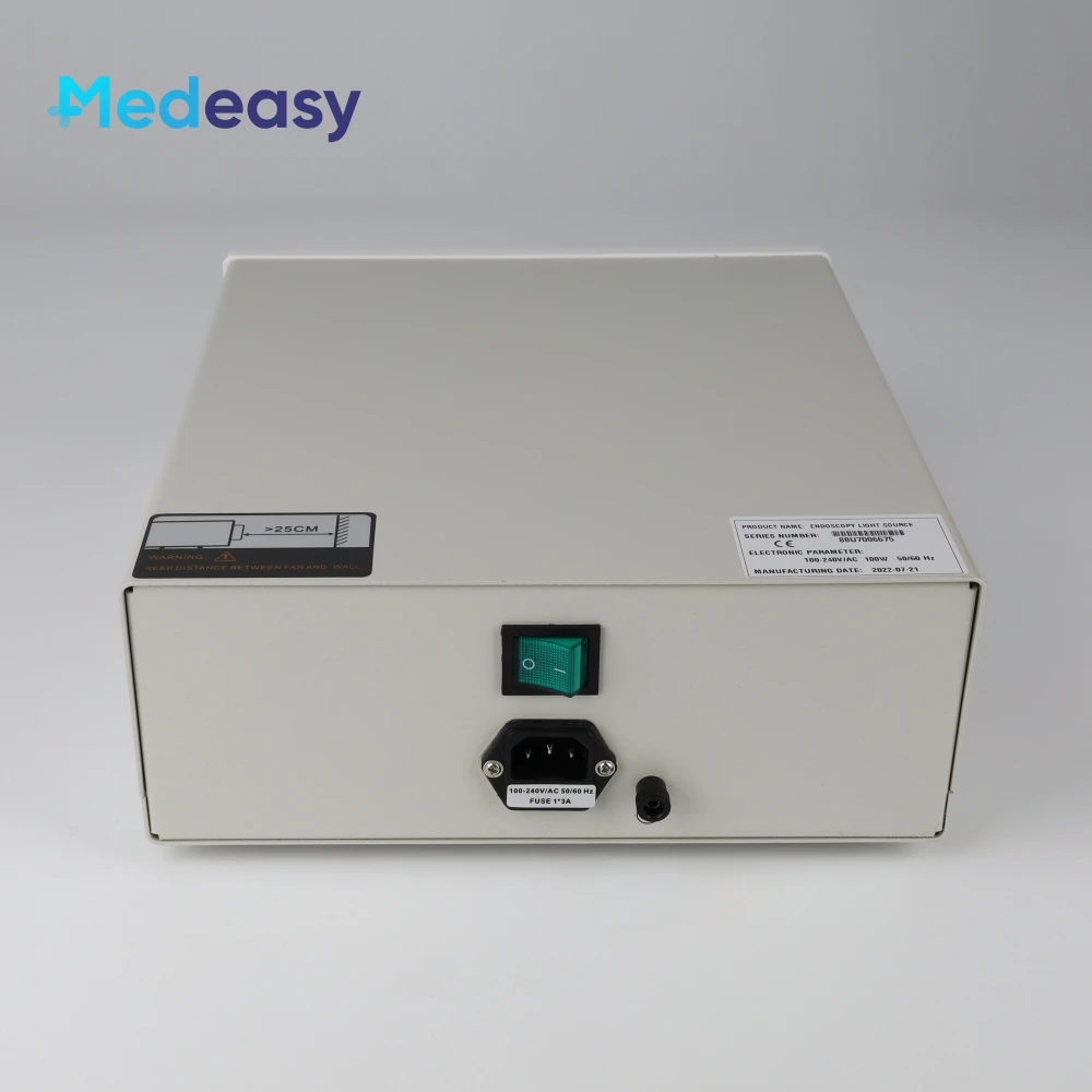 100W Endoscopy Cold Led Light Source Fiber Optic Medical Light Source