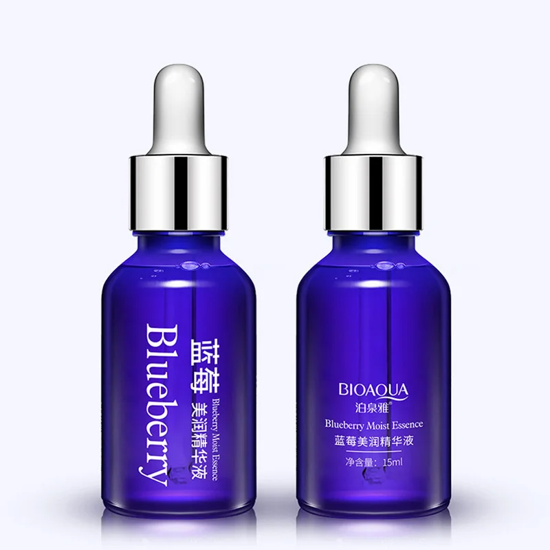 BIOAQUA Blueberry Hyaluronic Acid Anti Wrinkle Collagen Essence Liquid Whitening Brightening Skin Moisturizing Face Serum