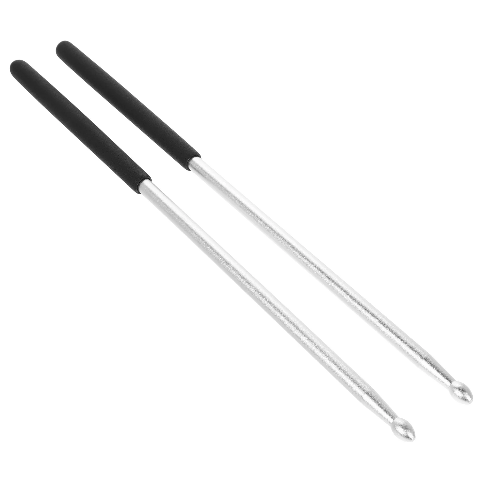 

Weightened Drum Stick Drumsticks for Kit Aluminum Alloy Beating Accessories Silver