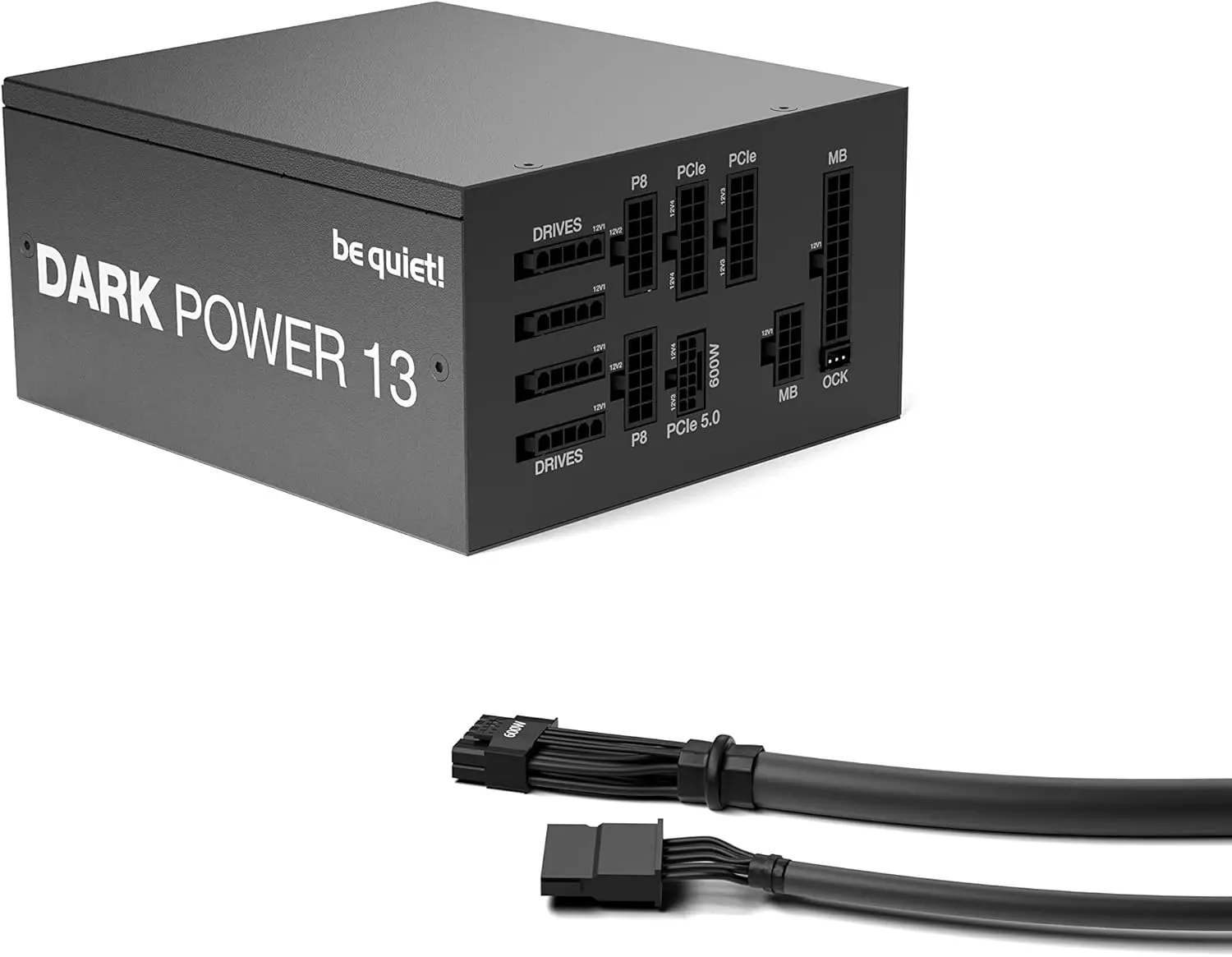 Dark Power 13 1000W Quiet Performance Power Supply | 80 Plus Titanium Efficiency | ATX 3.0 | PCIe 5 | Modular | BN661