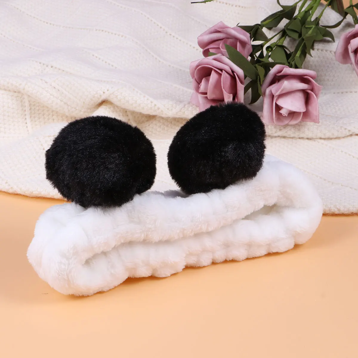 

Elastic Headband Women Panda Soft Lightweight Hairbands Girls Daily Life Hairstyle Accessory Comfortable Sports Party