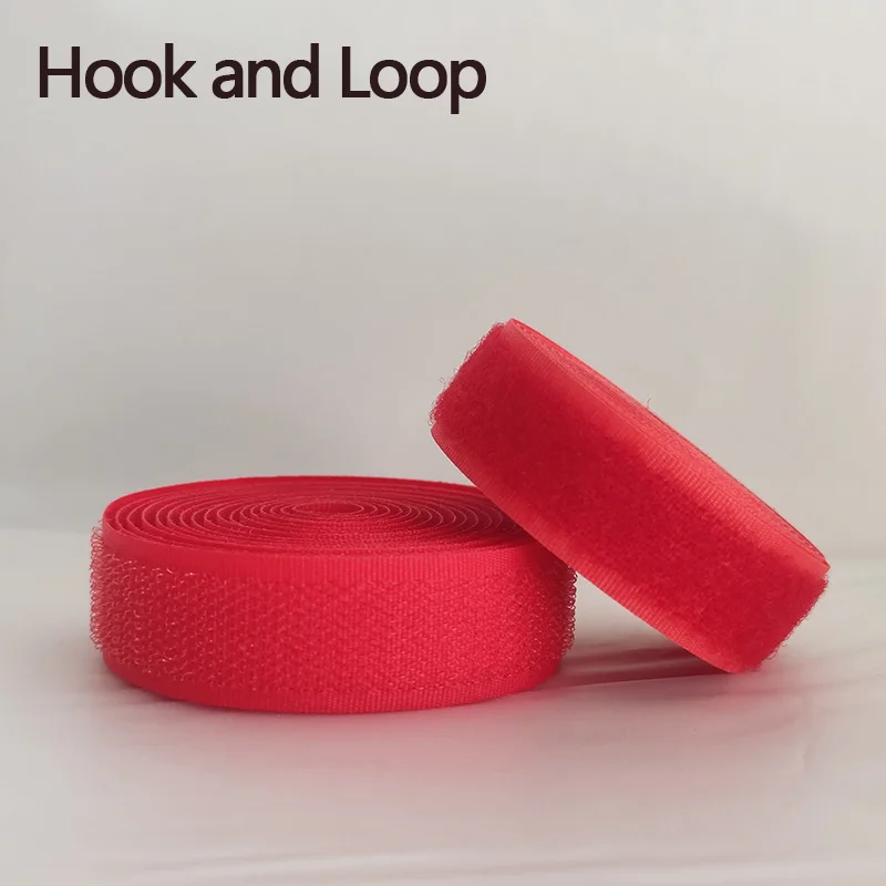 1/3/5/24M Length Sew on Hook and Loop Colour 20mm Non-Adhesive Fabric Fastener Interlocking Tape Nylon Strips Sticky DIY 20mm