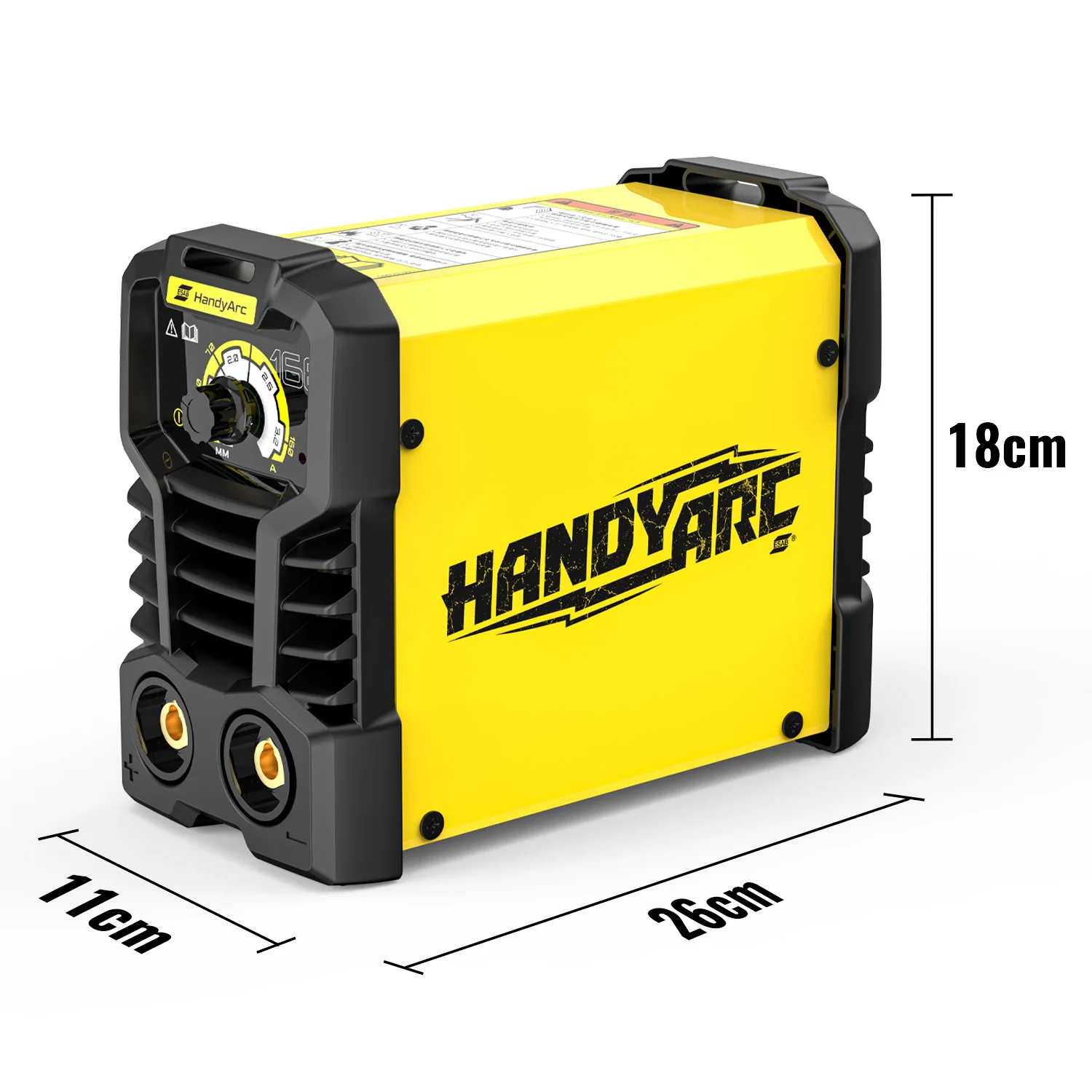 

ESAB HandyArc 168i Hand-Welded DC Power Supply for Cast Iron/Mild Steel Heavy-Duty Gun 220V 160A Output