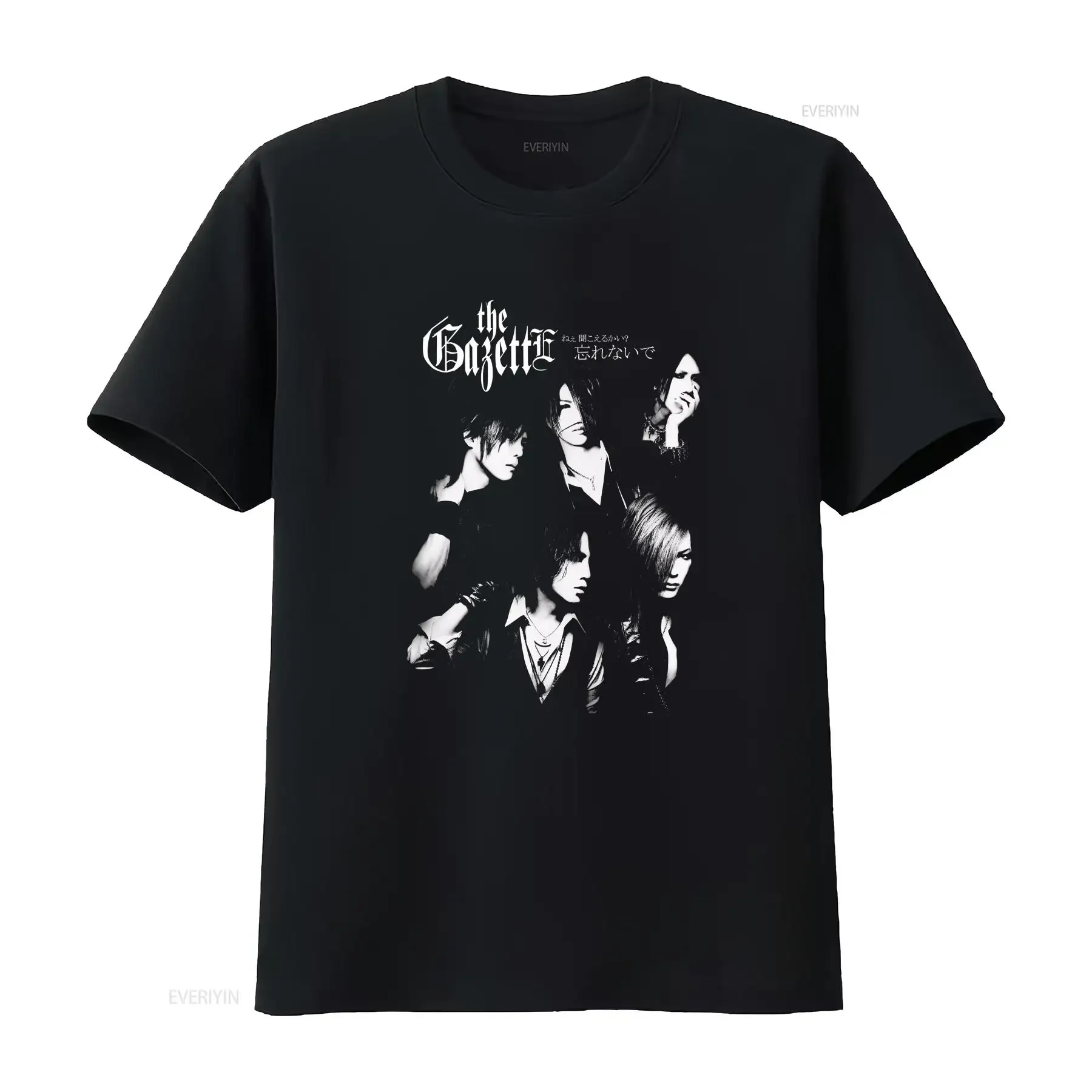 تي شيرت The Gazette Gazetto تي شيرت ياباني بصري kei قطن dtg تي شيرت عتيق مغسول أوم متعدد الاستخدامات ورسومات مريحة قابلة للتنفس