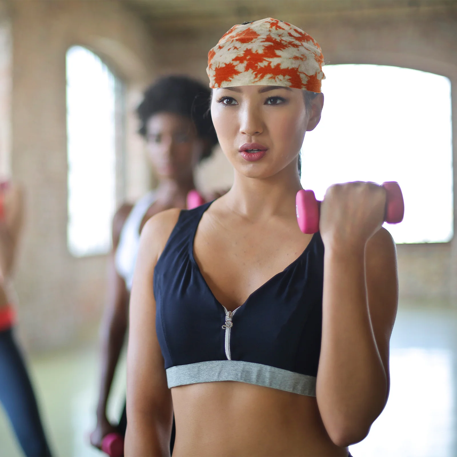 

4Pcs Athletic Headbands for Women High Elasticity Sweat Absorbent Breathable Non Slip Yoga Running Sports Sport Headband