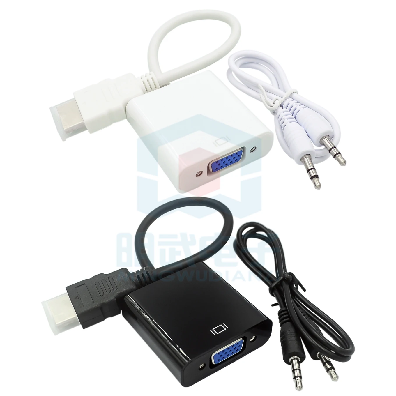 HDMI To VGA Cable HDMI To VGA HD Converter HDMI To VGA Cable With Audio Adapter