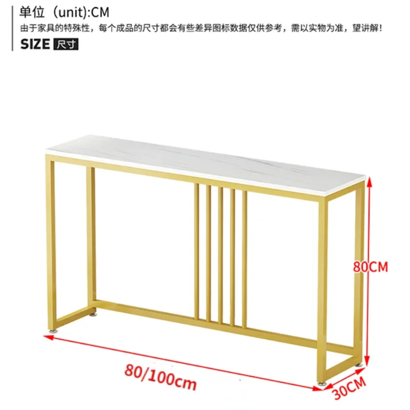 

Simple Living Room Console Table Luxury Wrought Iron Hallway Console Nordic Style Console Entrance Furniture Bedroom Decoration