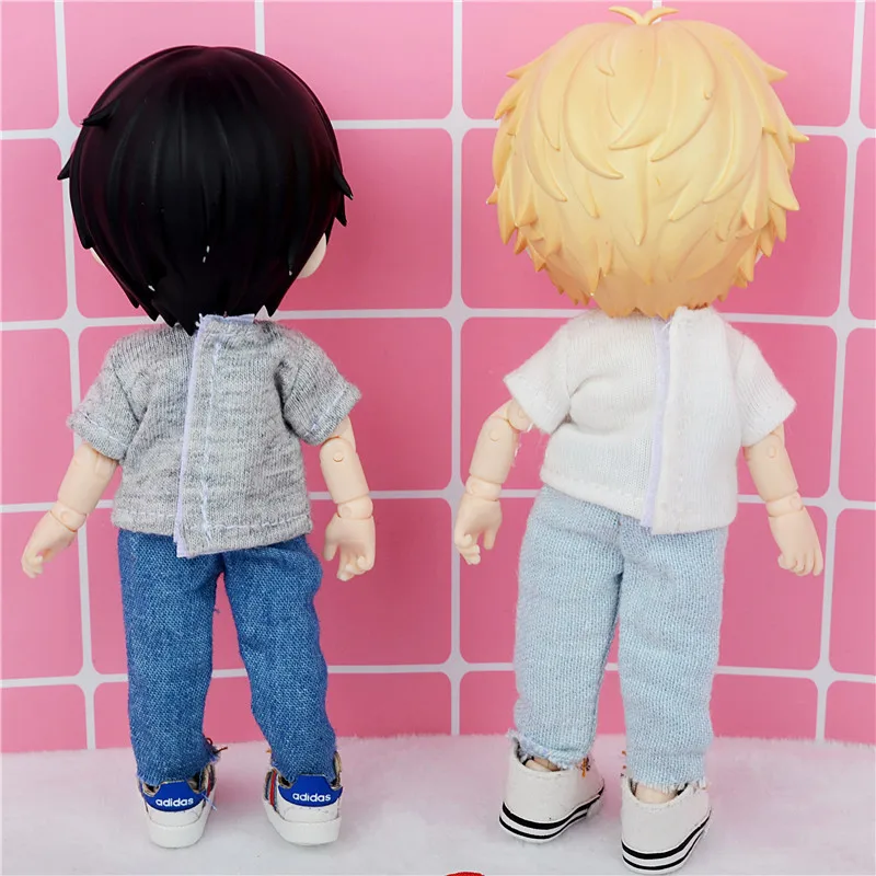 HOUZIWA OB11ตุ๊กตาเสื้อผ้ากางเกงกางเกงยีนส์ GSC 1/12 BJD ตุ๊กตากางเกง