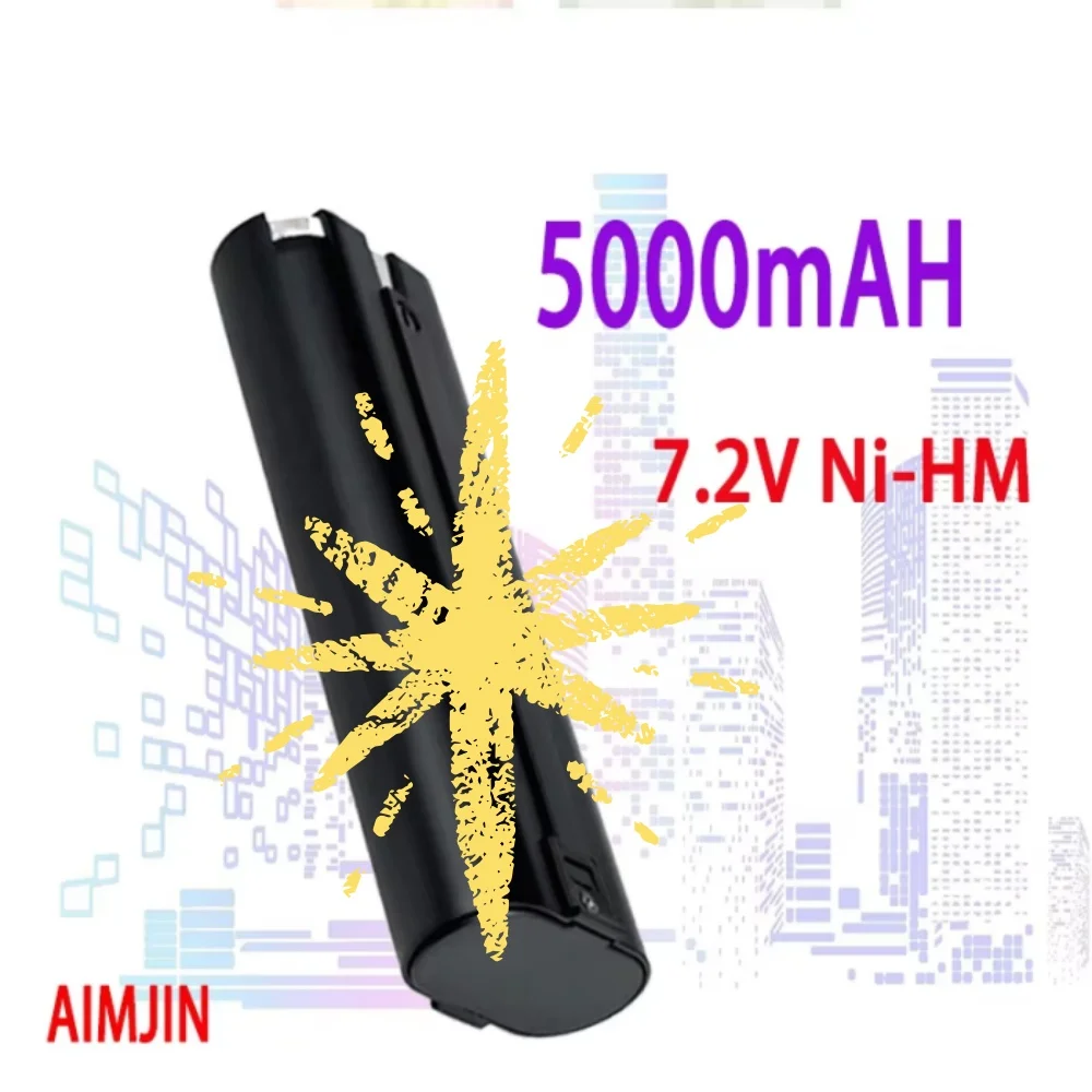 

For Makita 7.2V 5000mAh Power Tool Battery Compatible with 7033 7002 7000 632003-2 191679-9 192532-2 Cordless Drill Tool
