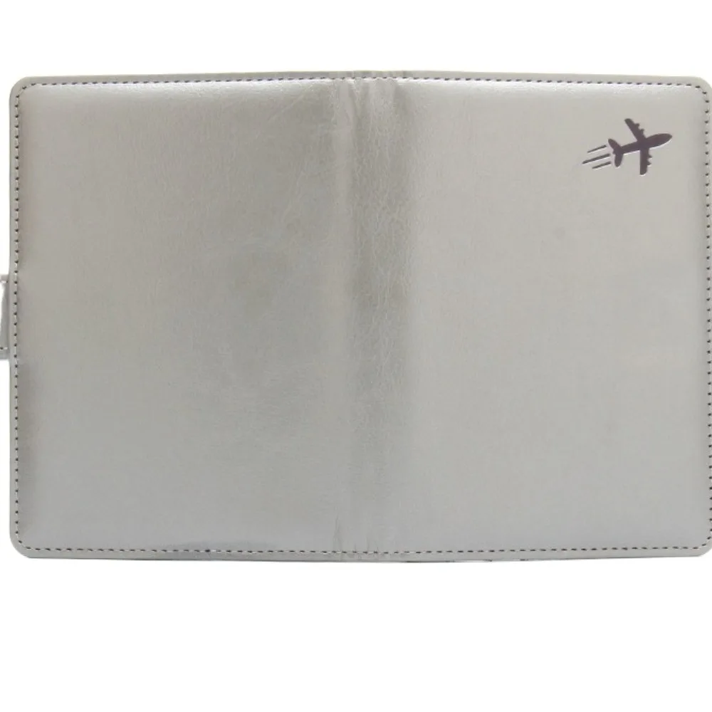 PU Leather Anti-theft Passport Holder Multifunctional Airplane Check-in Business Storage Bag Ticket Holder Wallet Passport Clip