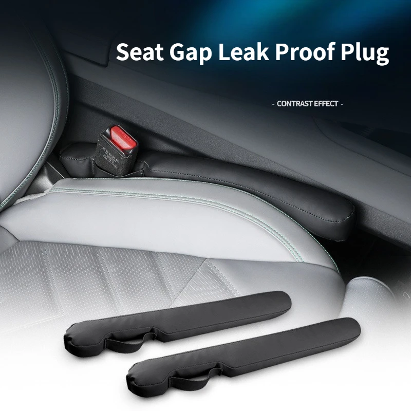 1 Pair Universal Car Seat Gap Plug Strip Side Seam Car Gap Filler Leak Proof Seat Gap Storage Organizer Car Interior Accessories