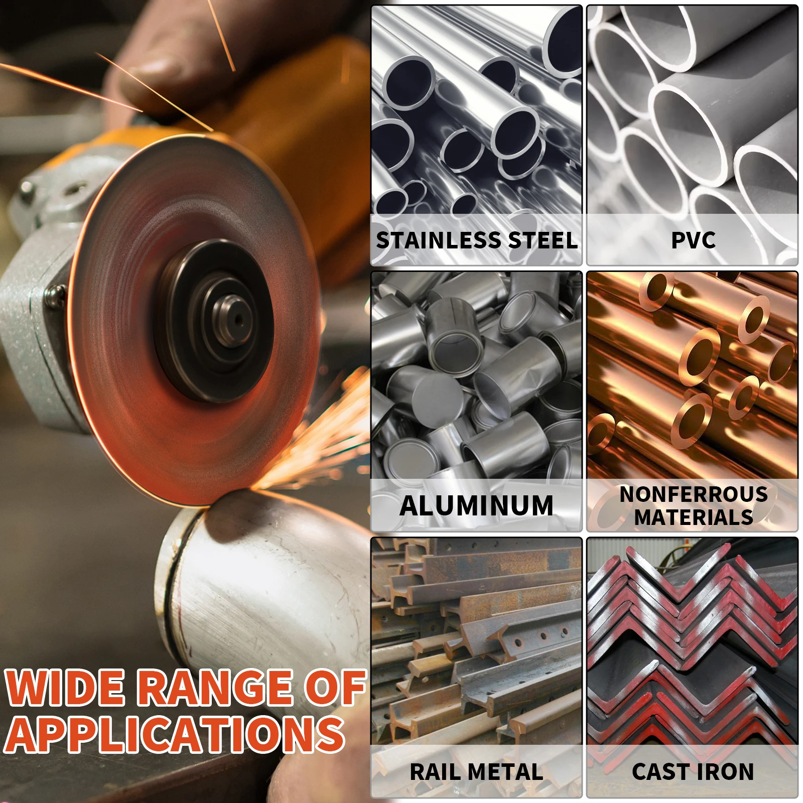 5Pcs/Set 75mm Resin Metal Cutting Disc Mini Cut Off Wheel Saw Blade Grinding Wheel for Angle Grinder Metal Wood Stainless Cut