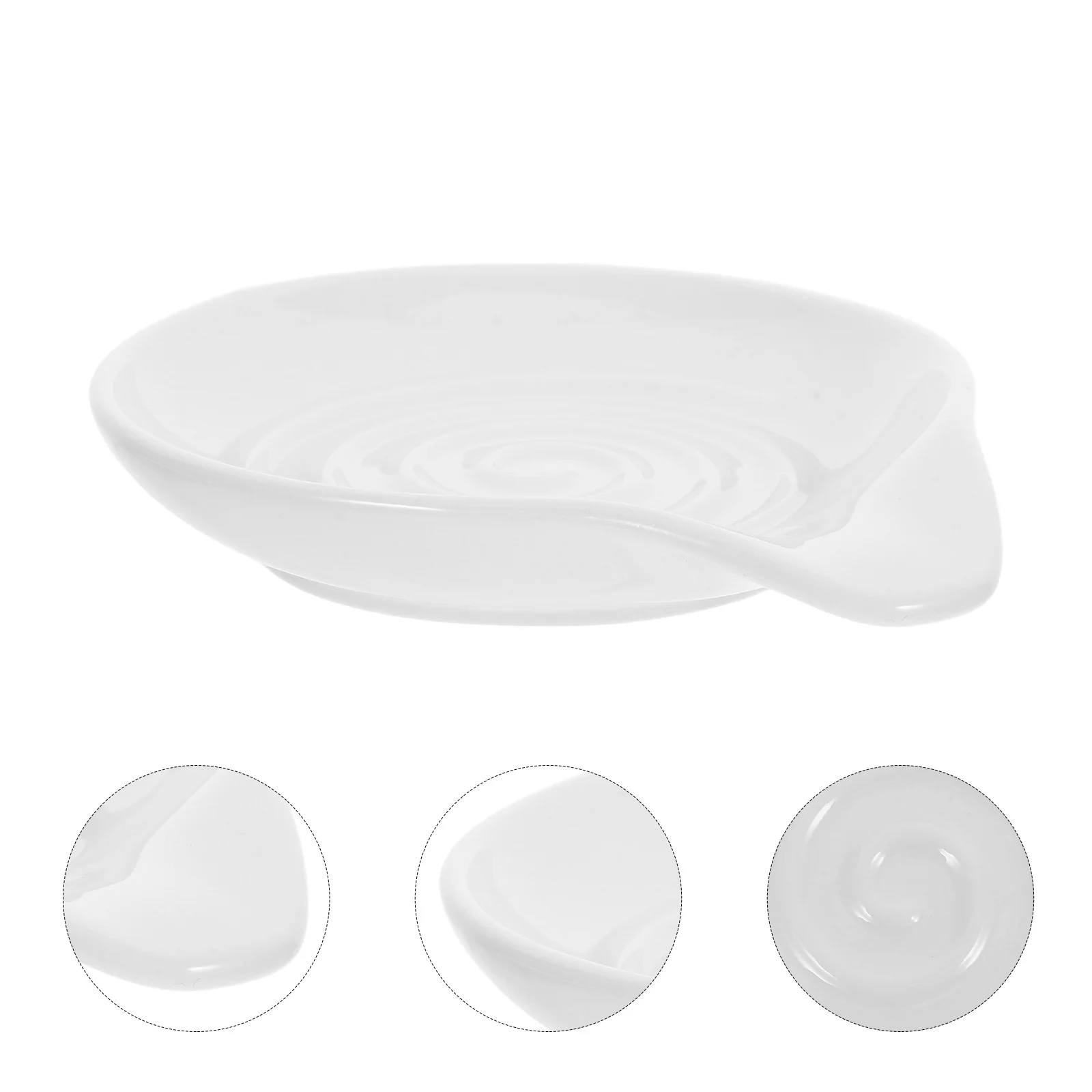 

Ceramic Spoon Rest for Kitchen Counter Stable Spatula Holder Ladle Rest Cooking Tool Holder Kitchen Utensil Accessories