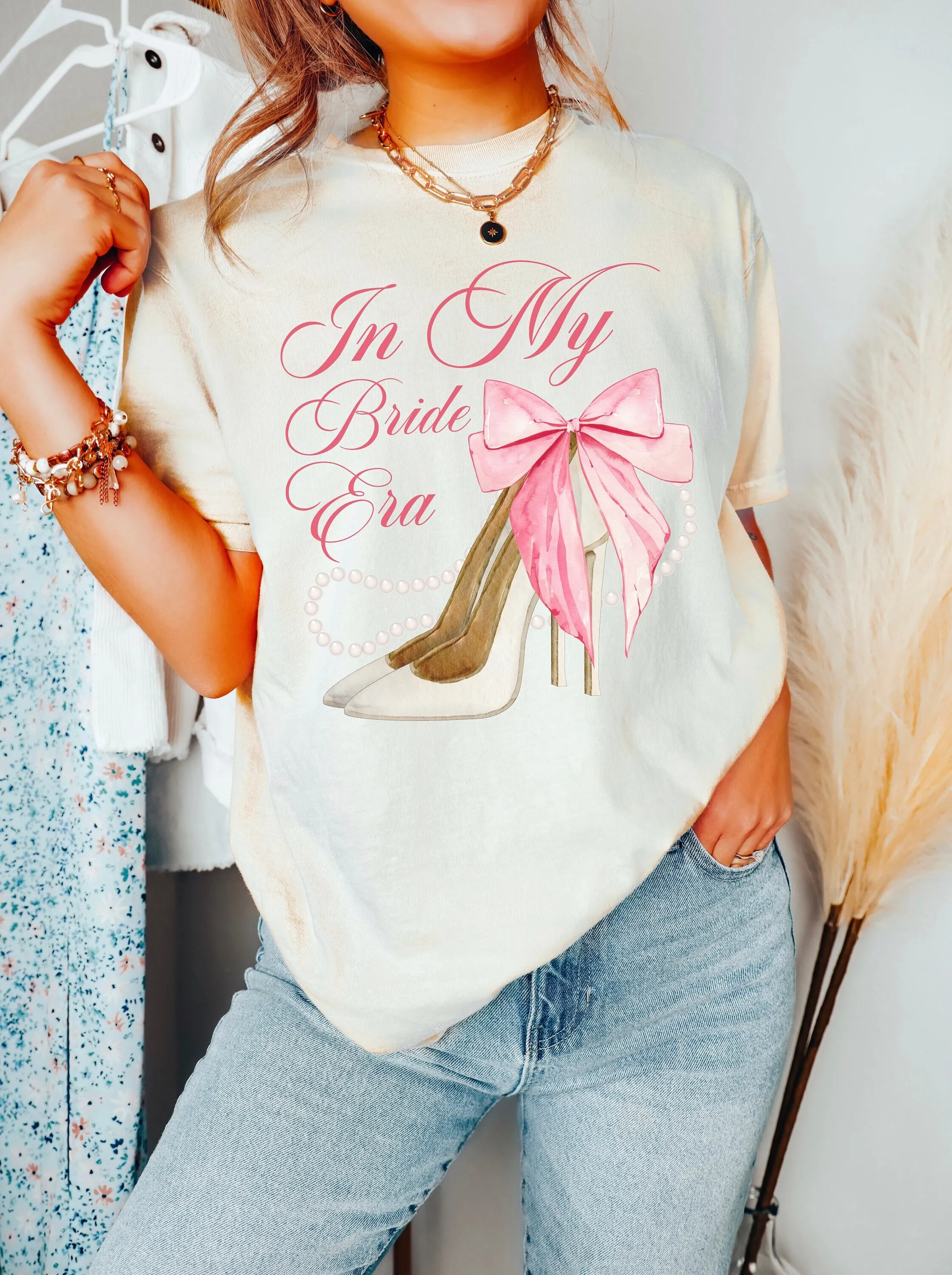  Bride In My Era T Shirt Future Mrs For Coquette Engagement Her Fiance
