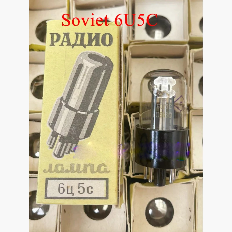 Soviet 6U5C vacuum tube upgrade 6Z5P 6X5GT rectifier tube DIY audio amplifier tube