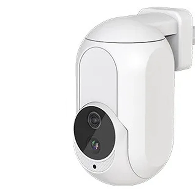 Tuya Wireless WIFI Camera 2MP IP Camera Night Vision Two Way Audio Portable Wifi Home Security Camera-EU Plug Easy Install