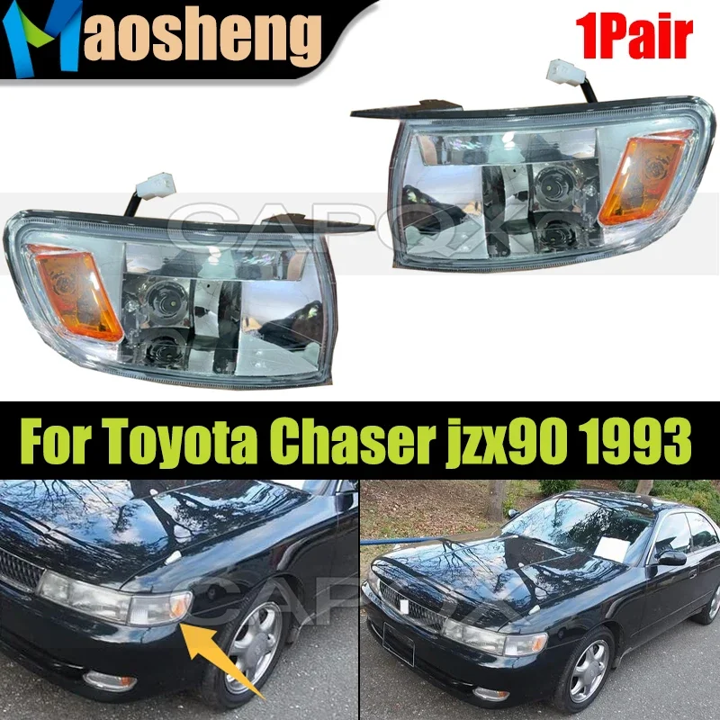 1Pair Headlight Turn Signal Indicator Corner Light  For Toyota Chaser JZX90 1993 Corner Light Turn Signal Lamp