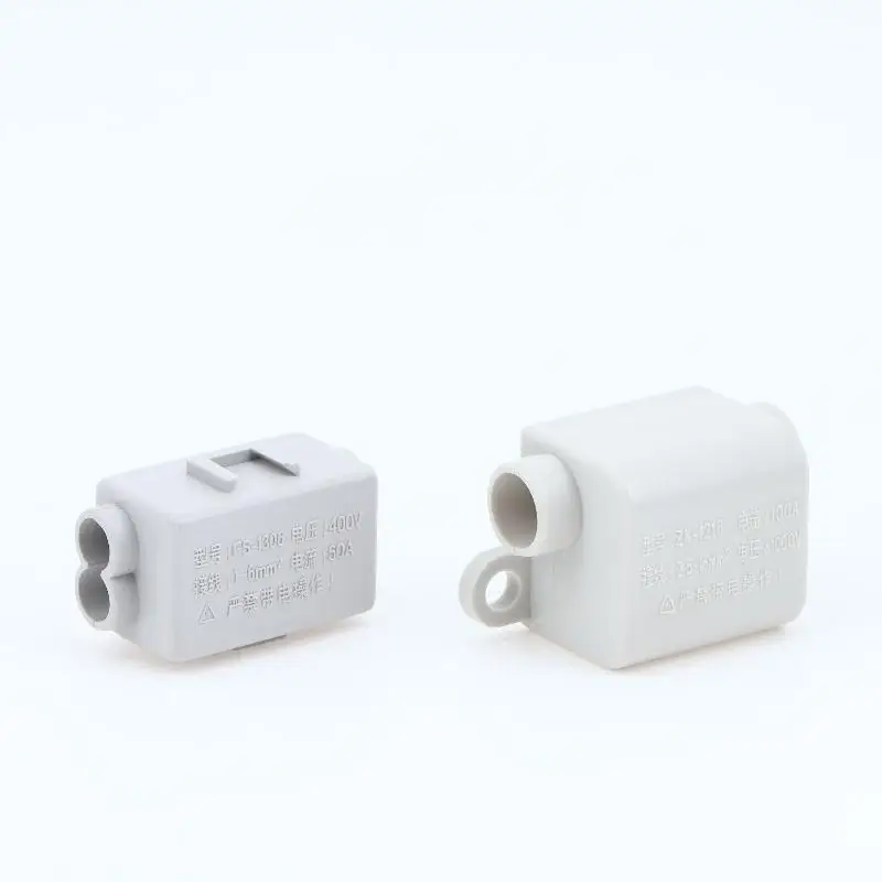 Stripping Free T Type Parallel Wire Splitter 1-In 2-Out Terminal Block for Warehouse Electrical Circuit Renovation Works