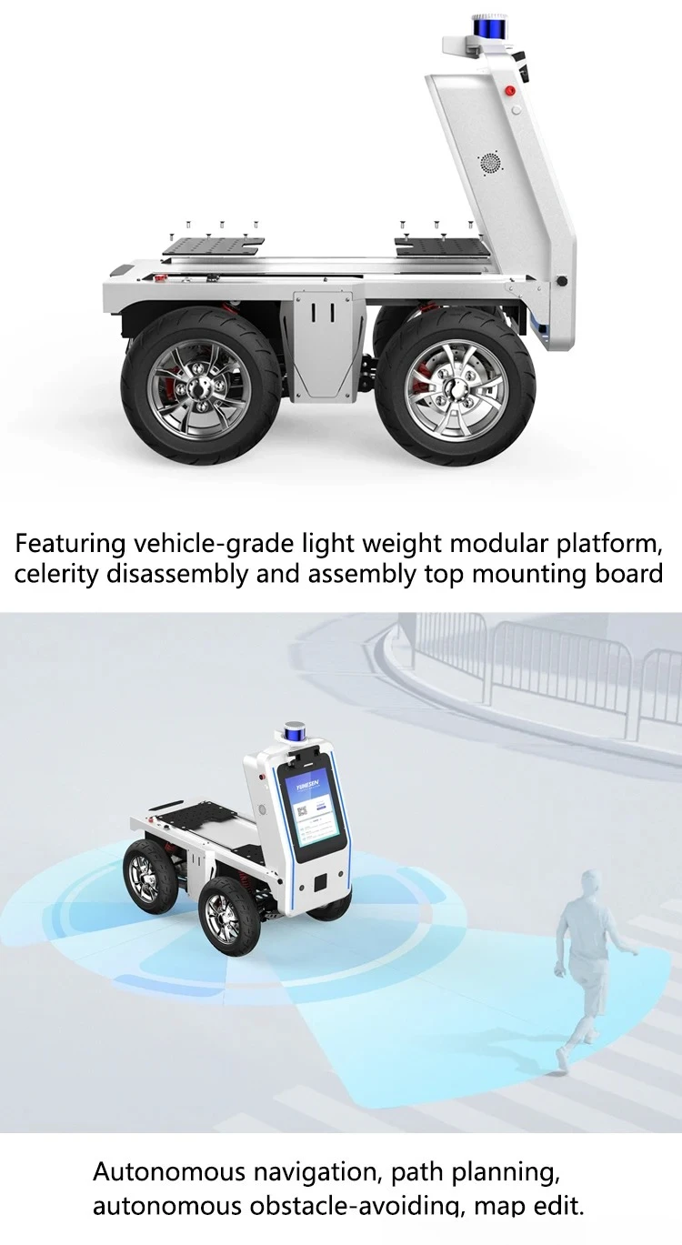 Factory Discount Security Patrol Robot 24-hour Working for Plaza School Mall Generator Room Security Patrol Robot