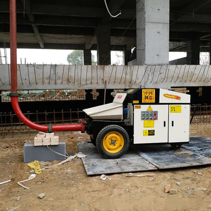 Customized New Condition Concrete Transfer Pump Column Pump With Secondary Structure For Fine Stone Mortar Large Particle Mud Po