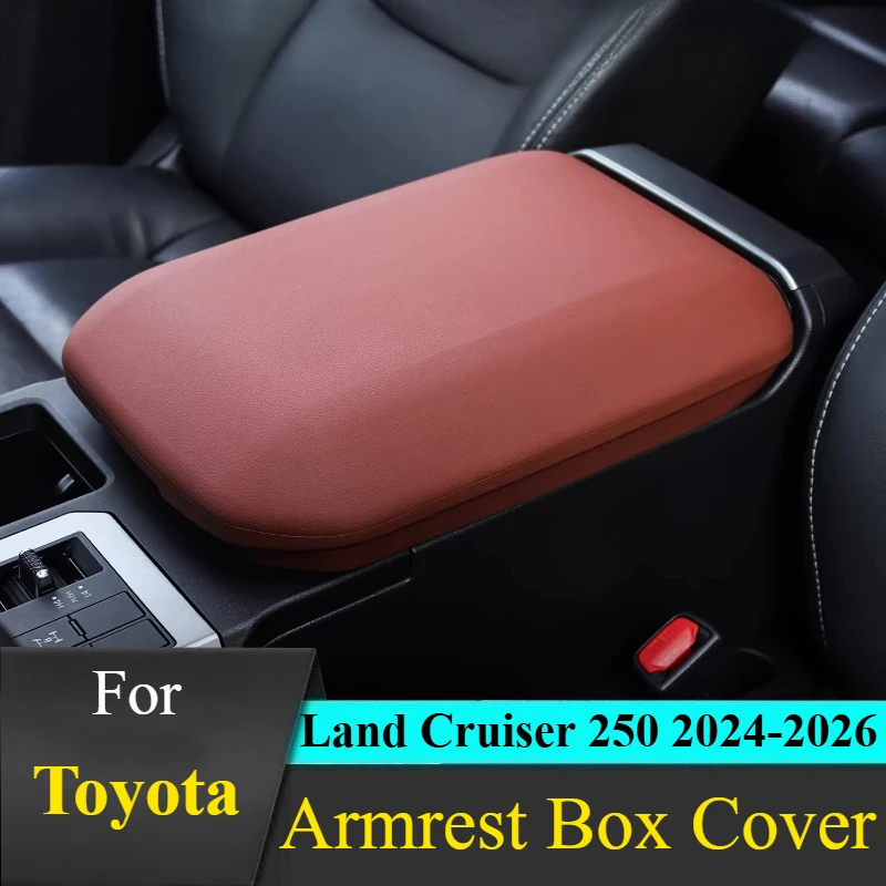 For Toyota LC250 2024-2026 Armrest Box Cover Easy To Clean Long Lasting Wear Resistant Console Sleeve Protector