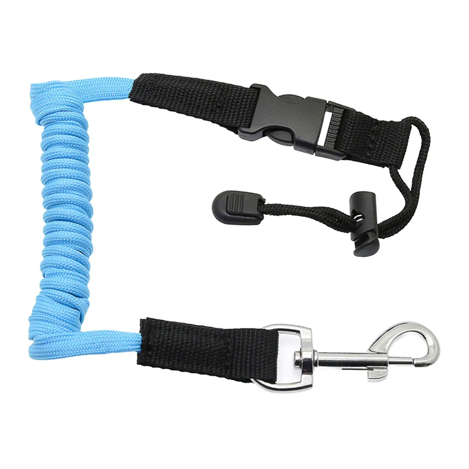 ملفوف كاياك مجداف حارس المقود مشبك معدني كليب حبل مرن لمجاديف الزورق وملحقات القوارب