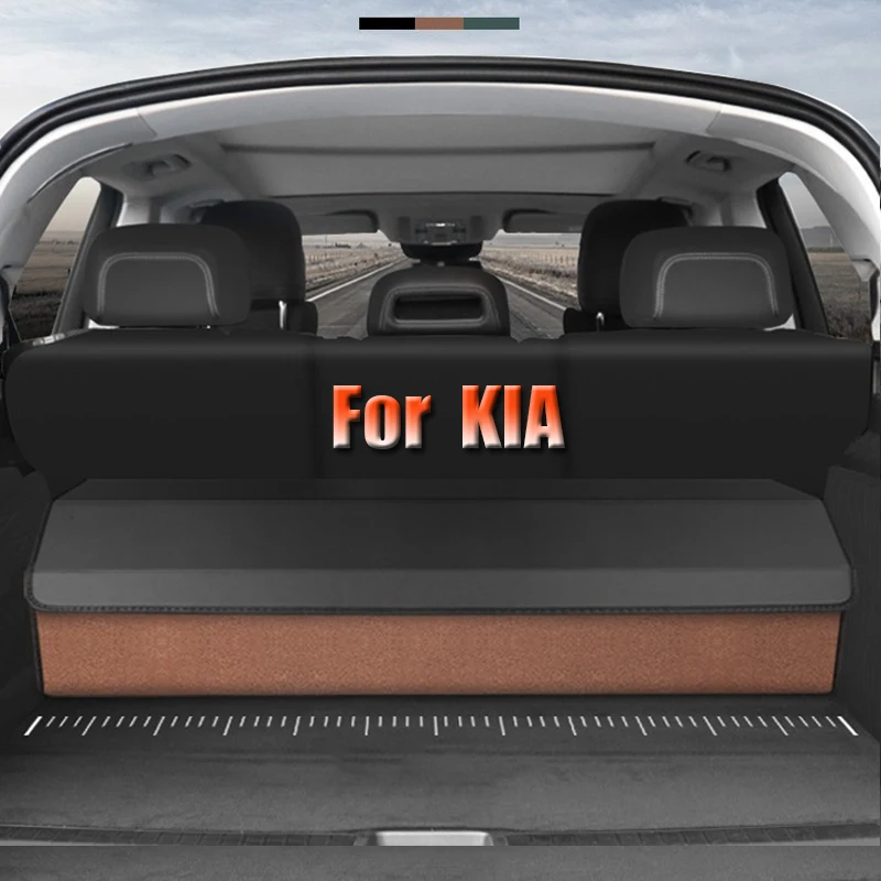 

Custom Size Car Trunk Organizer Box Large Capacity leather Trunk Storage Bag For KIA Sportage Rio 3 Soul Optima Ceed Pro K2 K5