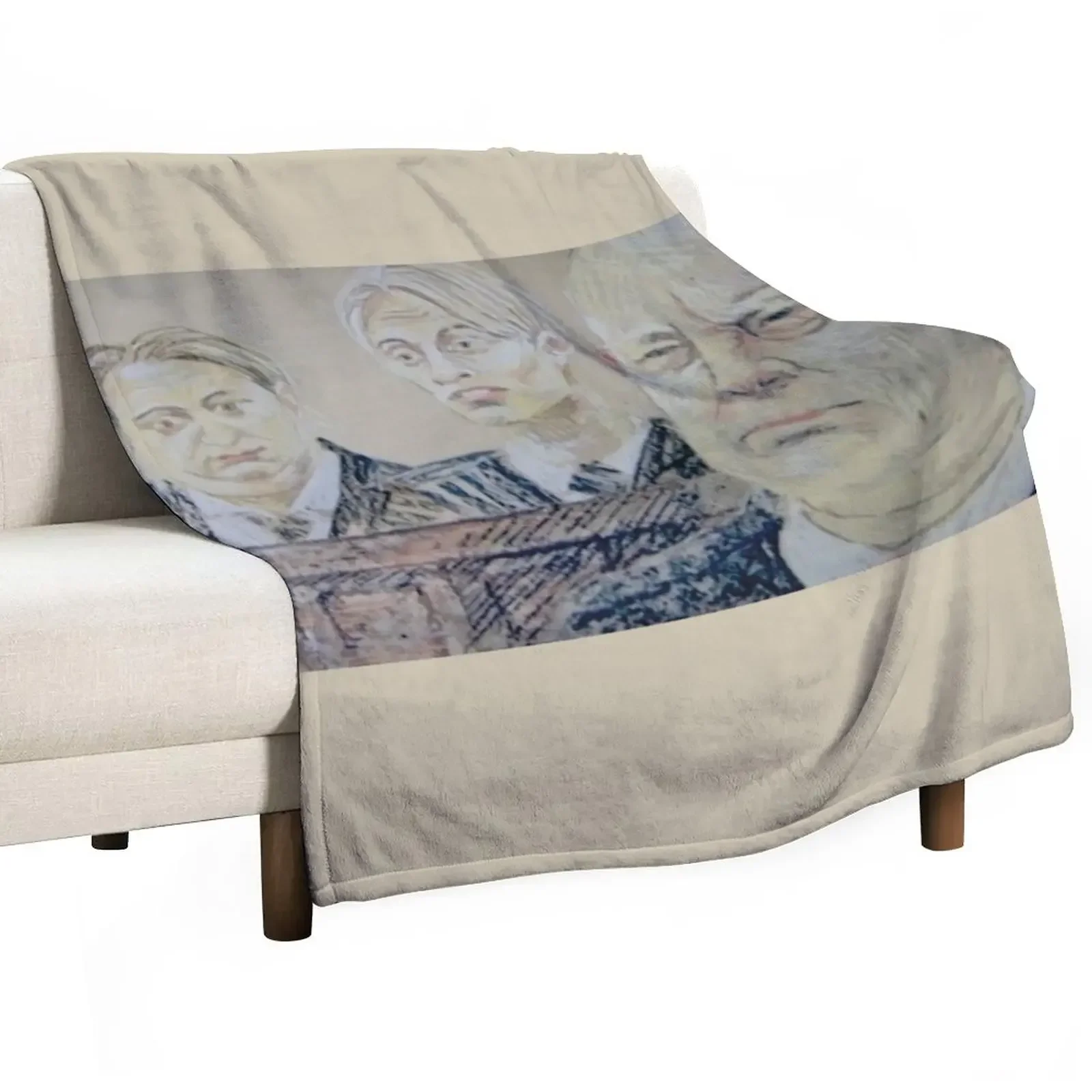 

The Mucklowes in Court Throw Blanket Decoratives Single Blankets