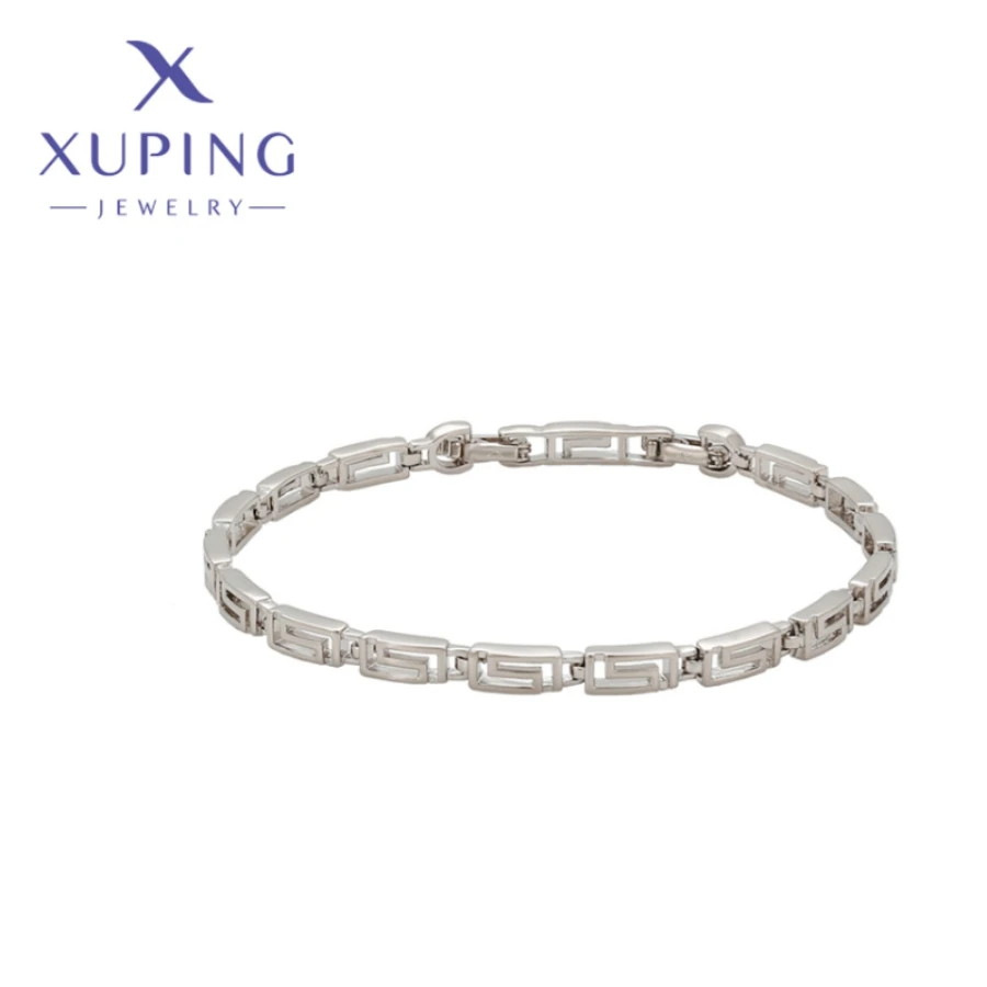 Xuping Jewelry New Fashion High Quality Popular Platinum Plated Women for Bracelets Schoolgirl Christmas Party Gifts X000646264