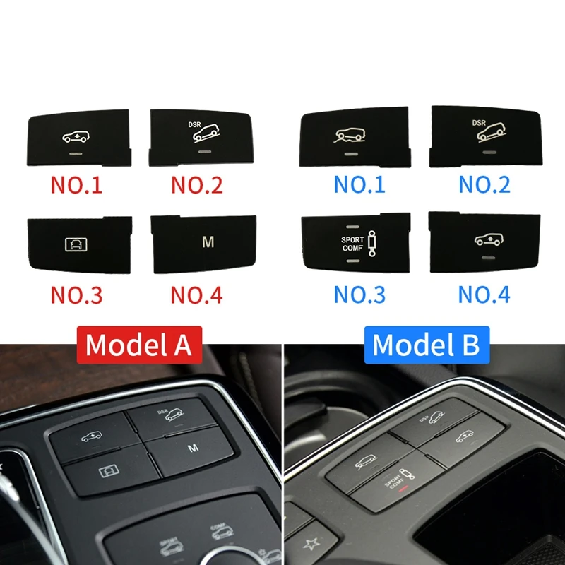 Car Downhill Auxiliary Switch Shift Button Multi-Function DSR Switch Shift Button For Mercedes W166 ML-Level GLE320