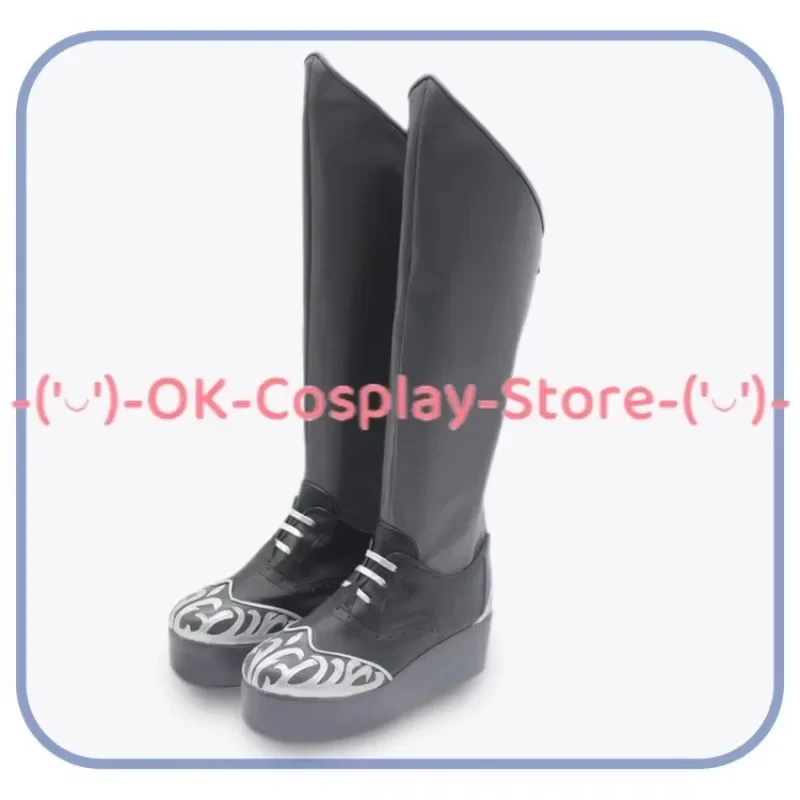 [カスタマイズ] アイデンティティ V ウー・チャン ブラックガード ファン ウー・ジウ コスプレ靴 ゲーム ロールプレイ コスチューム小道具 カーニバルパーティー PUレザーブーツ