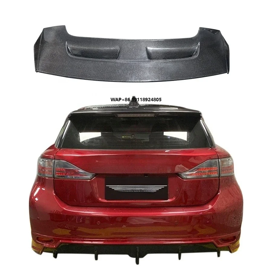

Carbon Fiber Rear Spoilers for CT200h 2010-2022 Tail Wing Body Kit