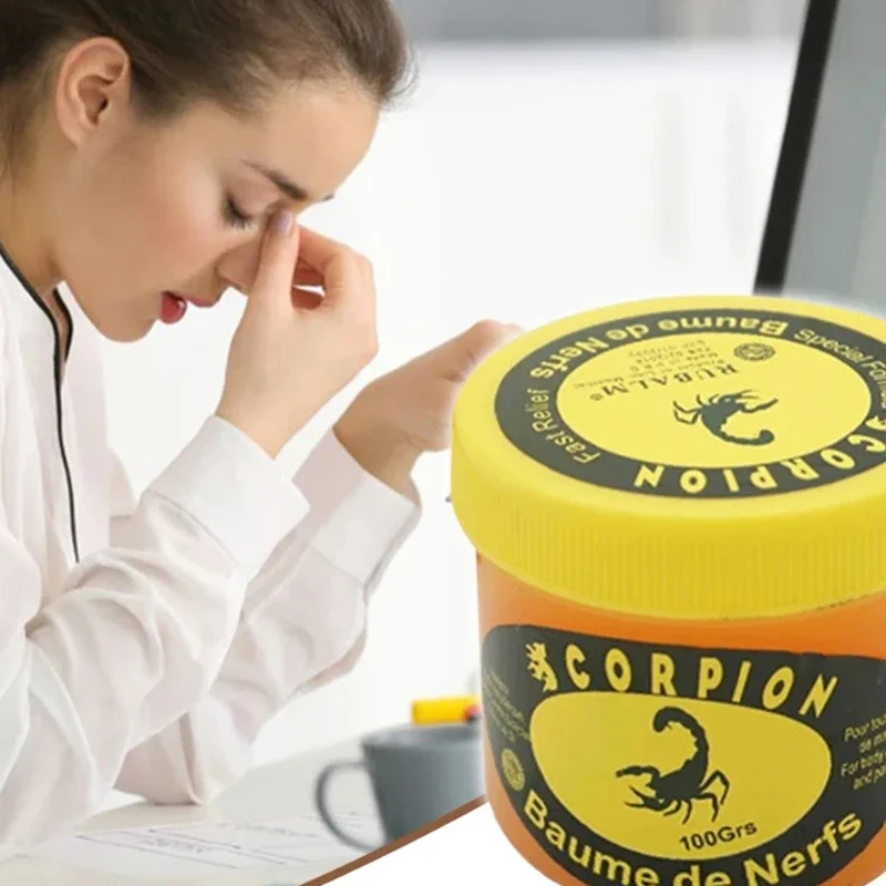 Unguento Scorpion crema alla menta piperita reumatismi, mal di schiena basso, Sciatica, cicatrici, crampi e allevia l'affaticamento muscolare 30/60/100ml