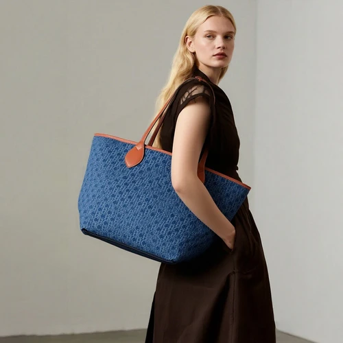 Imagen 2 del producto Bolso de mano clásico de gran capacidad para mujer, bolso de mano de un solo hombro para oficina, Otoño/Invierno