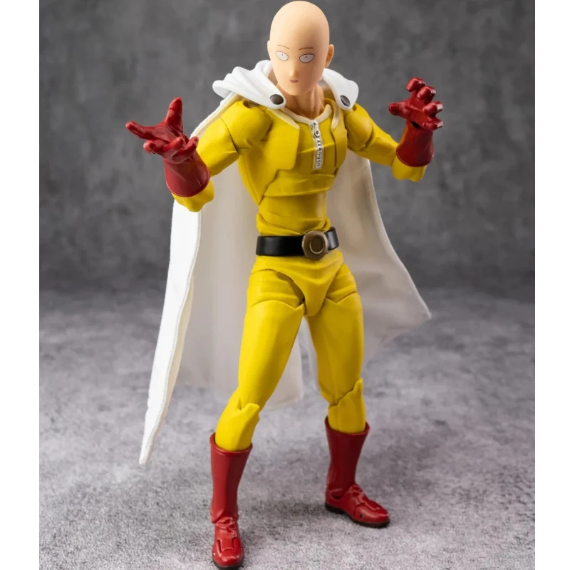 

Фигурка Yamaguchi Saitama One-Punch Man, подвижная, официальная, оригинальная модель, игрушка, украшение для рабочего стола, подарок на день рождения, в наличии