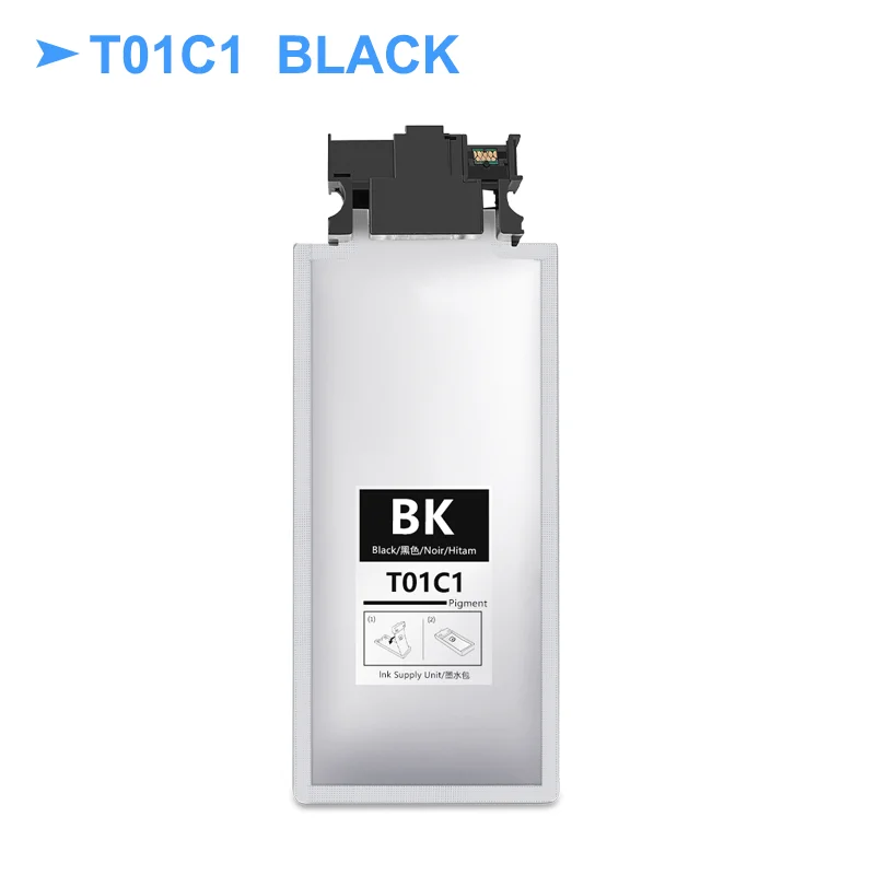 T01C1 T01C2 T01C3 T01C4 T01C Ink Pack For Epson WorkForce Pro WF-C529RDTW C579RDTWF Printer Use For Europe Full with Pigment Ink