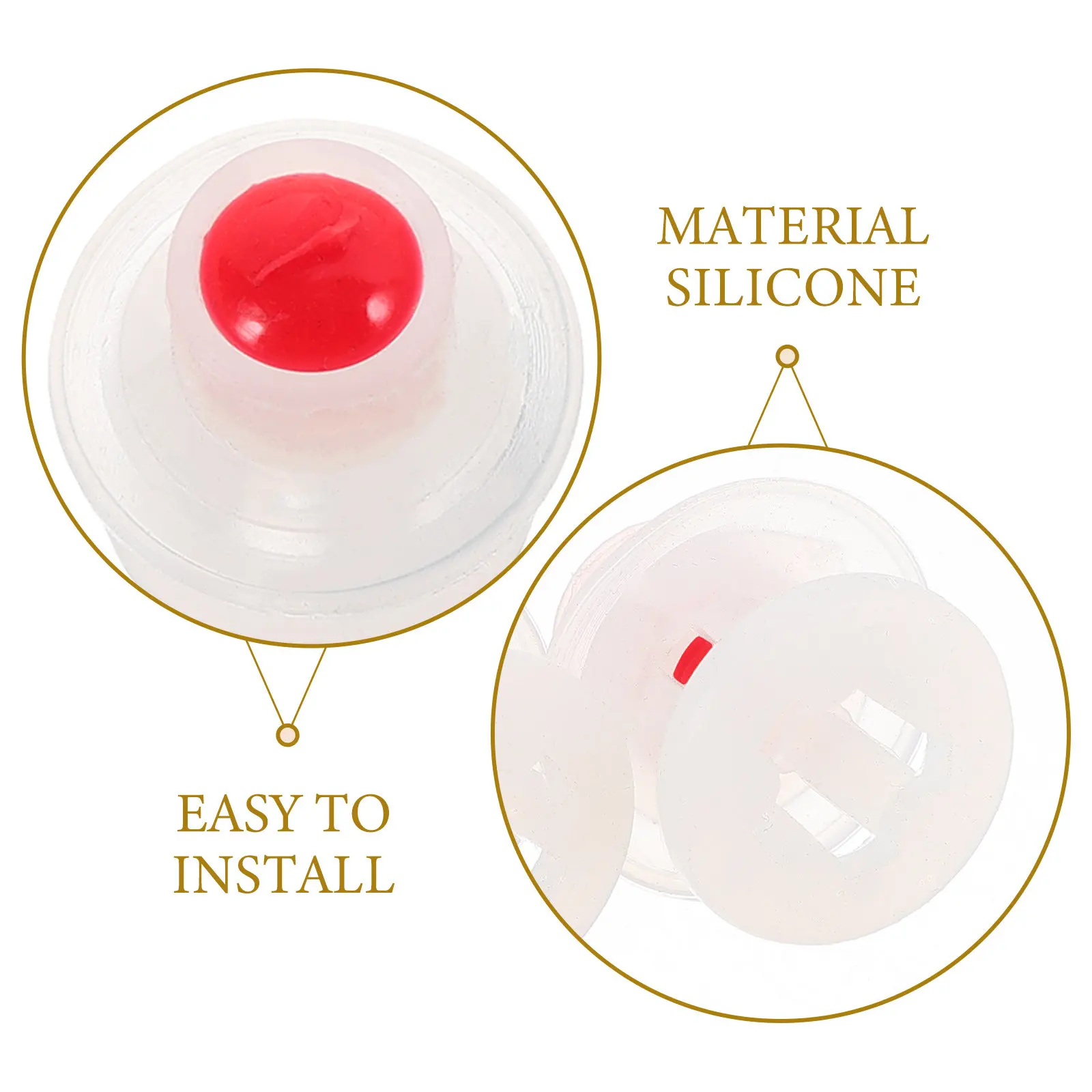 5Pcs Micro Pressure Cooker Valve Silicone Safety Limiting Relief Valves Universal Replacement Pressure Cooker Accessories