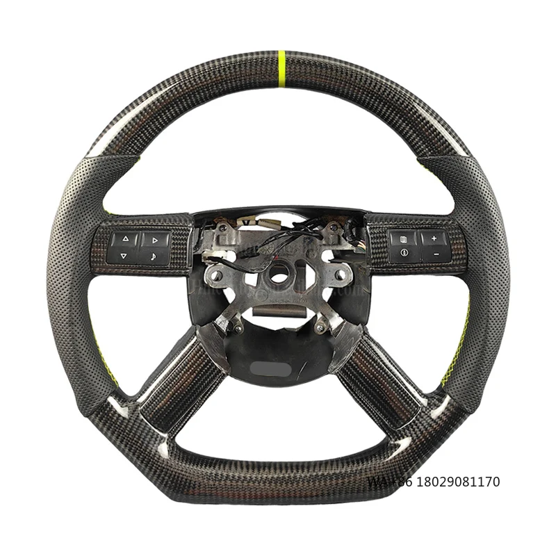 

Modification the Most Popular Leather Carbon Fiber Steering Wheel for Chrysler 300C Car Steering Wheel